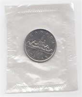 1968 Canada Prooflike Nickel Dollar Coin