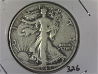 1942-D Walking Liberty Half Dollar