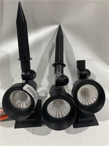 $36.00 set of 3 solar LED lamps with details