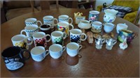 VARIETY OF COFFEE MUGS- OTHER MISC