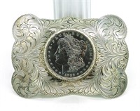 1882-S Morgan Dollar Belt Buckle