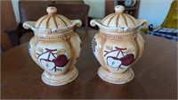 CERAMIC APPLE CANISTERS