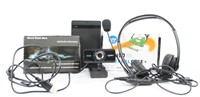 NIOB Gaming Headset with mic + USB Webcam + 2.5" S