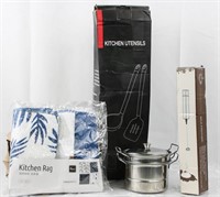 NIOB High quality kitchen utensils+mini steamer+ki