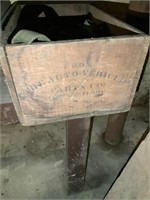 Auto vehicle parts co wood crate