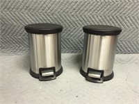 2 - 5L Step Garbage Cans