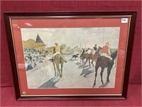 Edgar Degas 'The Parade' Framed Print
