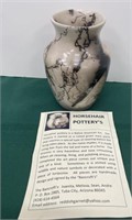 Horsehair Pottery * signed Bancroft