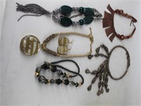 Five Assorted Beaded Pendant Necklaces, Pendant