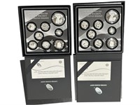 U.S MINT SILVER PROOF SETS- LOT OF (2)