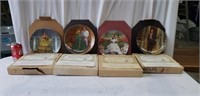 4 Edwin Knowles China Co. Collectors Plates. In