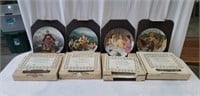 4 Edwin Knowles China Co. Collectors Plates. In