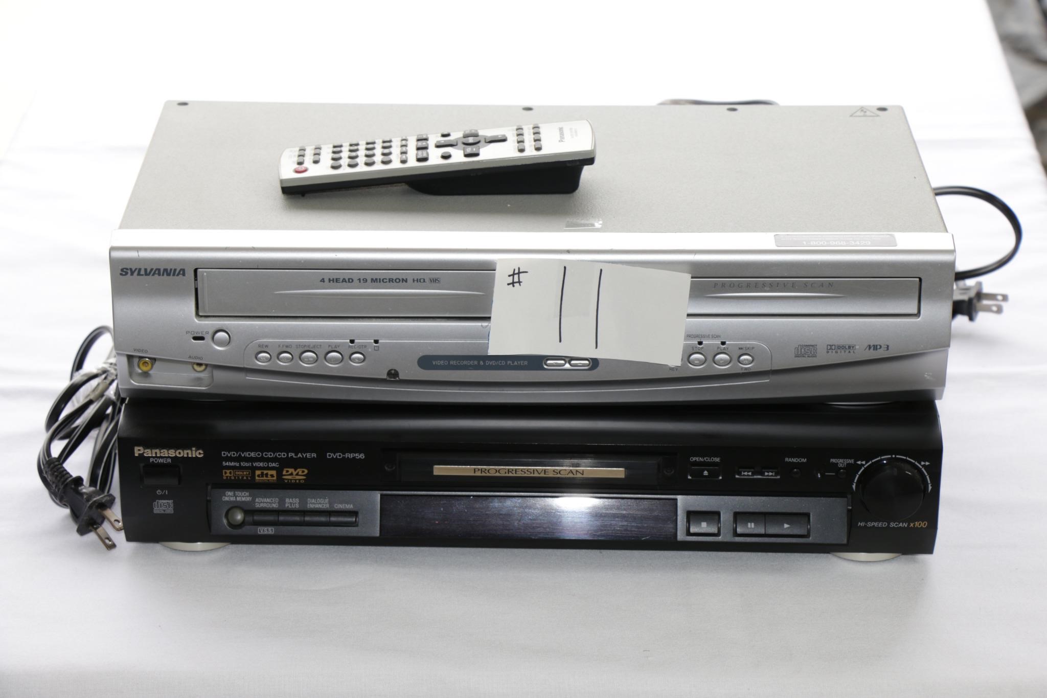 VHS and DVD Player