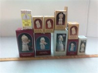 10 Precious Moments figurines, cane you join us