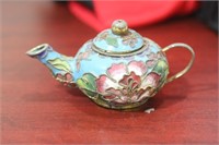 A Vintage Chinese Small Cloisonne Teapot