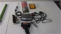 Assorted Solder, Tester, Electrical Tools