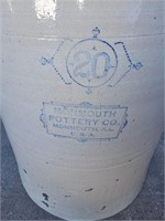 20 gallon Mammoth pottery crock