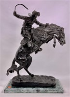 Frederick Remington sculpture - "Bronco Buster",