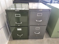 Set of Two Drawer Filing Cabinets