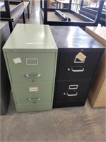 Set of Two Drawer Filing Cabinets