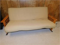 FUTON COUCH WITH ZIPPER COVER 83" LONG