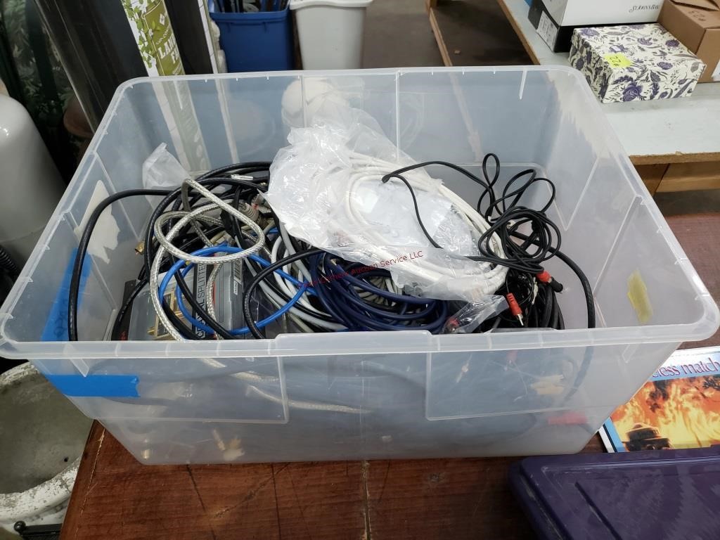 Tote of TV & Computer Wiring