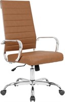 LANDSUN Home Office Chair High Back, Brown