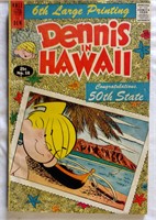 1963 Dennis in Hawaii Large Printing 50th State VG