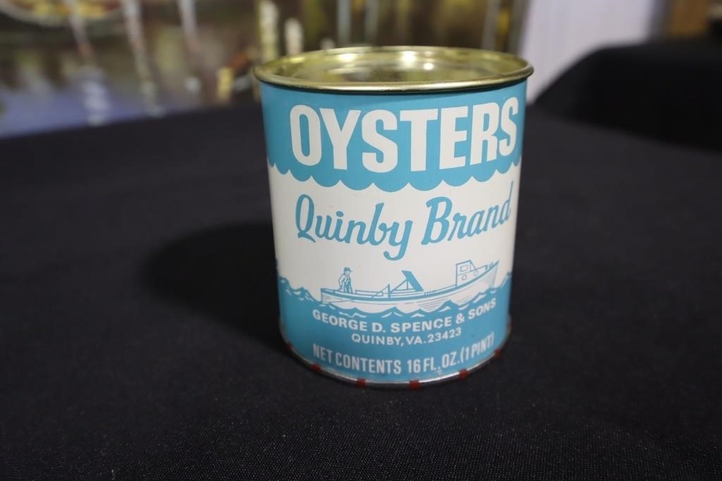 Quinby Brand Oysters George D Spence & Sons 16