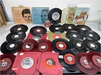 GROUP OF 45 RECORDS AND YOYO