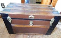 Vintage trunk w/ tray, 36" x 18" x 21.5"