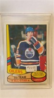 Wayne Gretzky All-star Topps Hockey Card 1980
