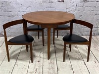 Danish Modern Dining Table w/ Rojle Chairs