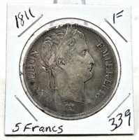 1811 5 Francs F