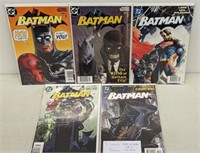 5 Issues Batman #609, 612, 636, 638 High Grade