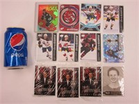 12 cartes hockey Young Guns, postales, inserts