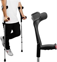 $60 1-Pair Black Crutches Adult