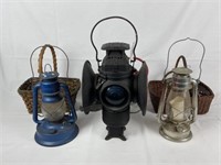 Railroad Directional Lamp & Other Lamps & Lanterns