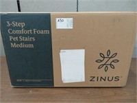 ZINUS 3 STEP COMFORT FOAM PET STAIRS - MEDIUM