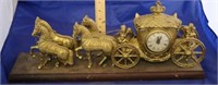Sessions United Bronze Carriage Clock - AS IS