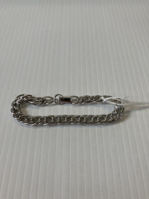 7" bracelet -chain link- sterling