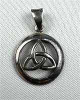 925 Silver Celtic Trinity Pendant