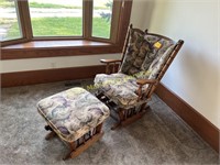 Platform Rocker w/Foot Stool