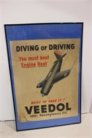 Veedol Engine Oil poster