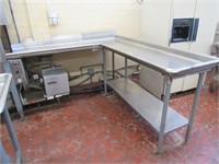 Stainless Steel Dishwashing Table-
