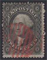 US Stamps #36 Used Type I (outer frame CV $300