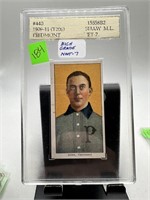 1909-11 PIEDMONT ML SHAW ET 7 GRADED BASEBALL CARD