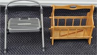 Magazine rack, Cosco step stool