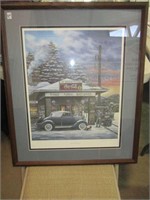 Framed & Matted Print "RE A At Last" J.R. Service