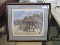 Framed & Matted Print "Time Stands Still" Sanders